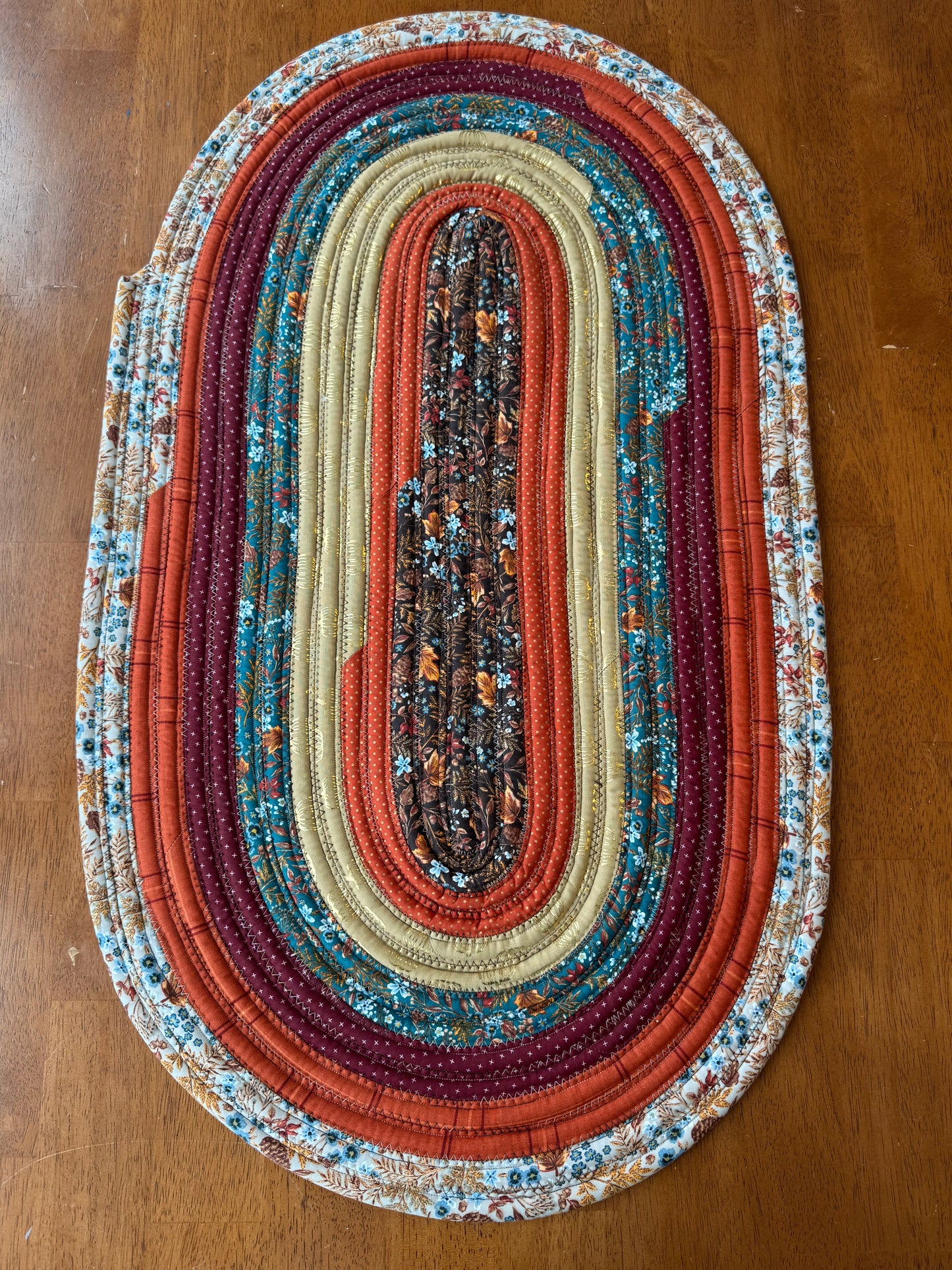 Autumn Harvest Oval Rug